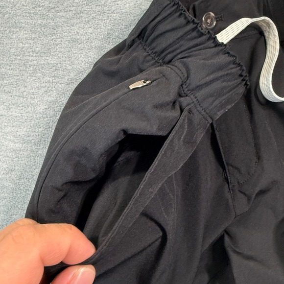 Wowie Shorts Men Medium Black Stretch Nylon Spandex Drawstring Casual Outdoor - Picture 7 of 8